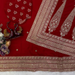 Red Wedding Wear Saree