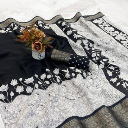 Silk Blend Saree Collection
