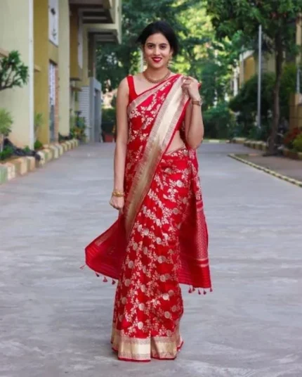 Soft Lichi Silk Saree