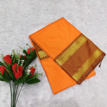 Celebrity Style Tissue & Semi Silk Saree with Blouse