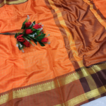 Celebrity Style Tissue & Semi Silk Saree with Blouse