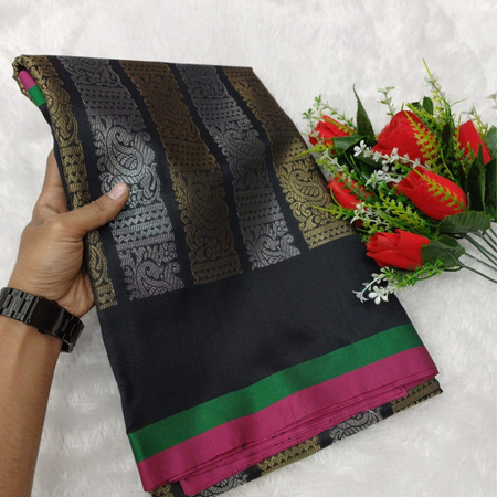 Celebrity Style Tissue & Semi Silk Saree with Blouse