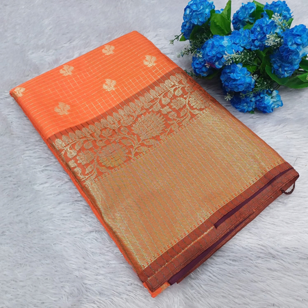 Celebrity Style Tissue & Semi Silk Saree